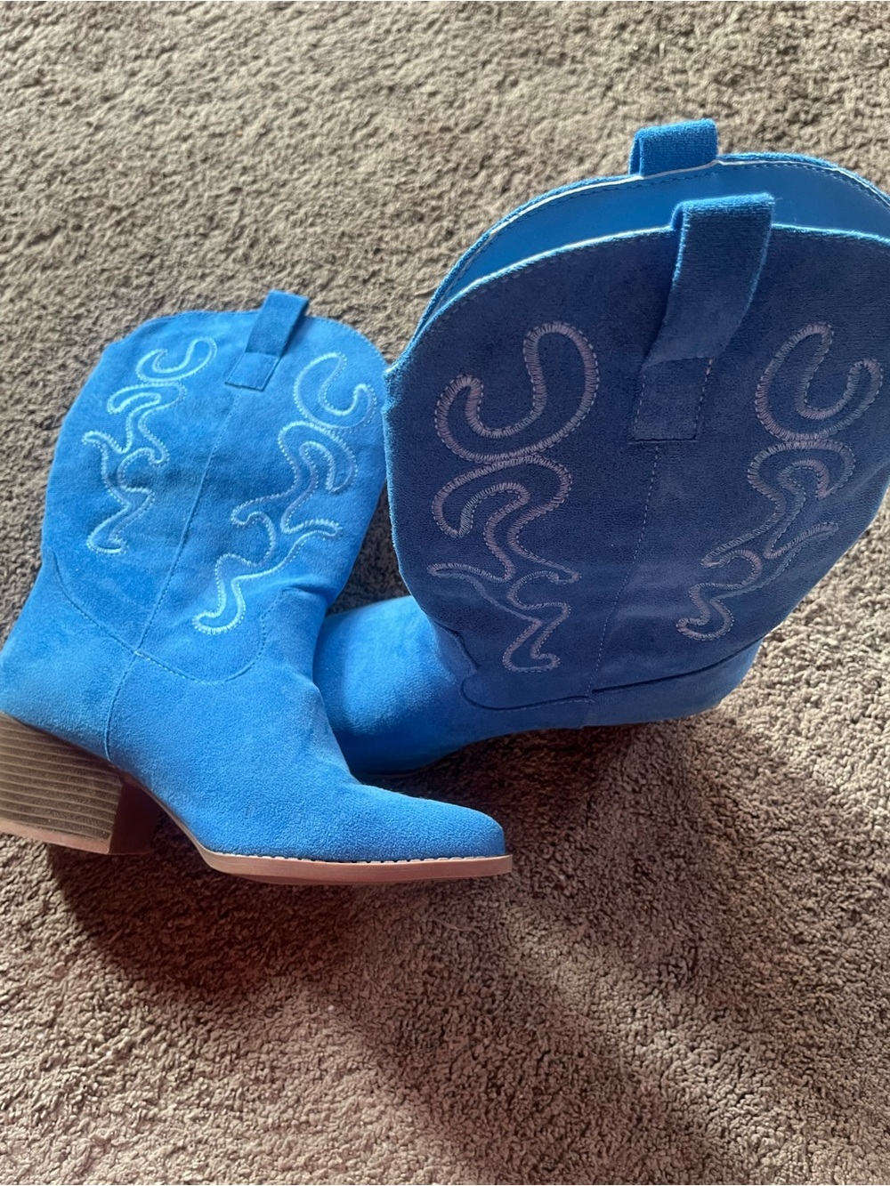Blue Cowboy Boots - Picture 3 of 3